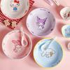 Tazón Cerámico Sanrio 4.75 Tazón Tazón para Comida Tazón para Arroz Tazón para Sopa Hello Kitty Cool Loomi Vajilla Infantil Producto Nuevo