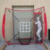 Red de Béisbol, Red de Entrenamiento de Nueve Cuadrículas para Frisbee, Accesorios para Formar Equipos de Bateo de Béisbol y Sóftbol, Red de Entrenamiento para Lanzadores, Red de Bloqueo en Forma de T