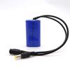 Caixa de som Bluetooth 7.4V 18650 luz para pesca noturna equipamento de monitoramento solar pack de bateria de lítio recarregável de grande capacidade