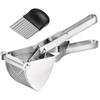 Amazon Triturador de Papas de Acero Inoxidable Espeso Exprimidor Manual Rallador de Papas