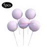 Bolas para Decoración de Pasteles de 10 Piezas, Bolas Doradas y Plateadas, Bolas Navideñas Estilo Ins, Bolas Doradas, Inserts para Repostería, Decoraciones para Pasteles de Boda y Cumpleaños