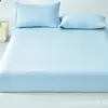 Sábana Enfriadora, Protector de Colchón de Seda Hielo Clase A, Nueva Sábana de Nylon de Sensación Fría que No se Mueve, Se Ajusta Bien en Verano