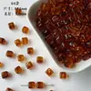 [Festín de ámbar] serie de colores florales acrílicos vintage de exportación cuentas redondas con forma de mariposa material para pulsera DIY