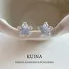 Brincos de Estrela Azul para Mulheres, Novo Estilo Quente de 2026, High-End, de Nicho, Únicos e Elegantes