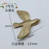 Nova moda criativa flor e pássaro acessórios de pintura decorativa resina pequena flor pássaro gaivota relevo tridimensional artesanato decoração de parede