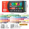 Marcador de Acrílico Líquido Directo Guangna 8101 con Punta Suave para Pintura y Graffiti, Bolígrafo de Dibujo de Colores a Base de Agua para Estudiantes
