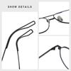 Montura de Titanio Ultraligera Montura de Gafas para Miopía para Hombre Doble Puente Alta Definición Anti Luz Azul Moda Plana Shenzhen Ip Montura Venta al por Mayor 016