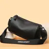 Bolsa Feminina Elegante da Moda Couro Bovino de Primeira Camada Cor Sólida Face de Rede Ombro Único Transversal 2022 Venda Quente Transfronteiriça Textura