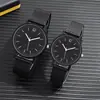 Nuevos Relojes de Pareja de Comercio Exterior Más Vendidos, Relojes Digitales de Cuarzo Simples y Versátiles, Relojes Casuales para Estudiantes de Secundaria y Preparatoria, Venta al por Mayor