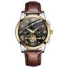 Reloj Popular Transfronterizo Jinlangda para Hombres de Negocios, Reloj de Cuarzo Multifuncional para Hombres, Disponible para Distribución de Comercio Exterior y OEM