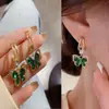 Aguja de plata 925, diseño de nicho, aretes de puesto de mercado nocturno, fuente mayorista, aretes de moda estilo coreano, aretes populares