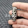 Ágata Negra y Blanca Cuentas Dzi, Cuentas Sueltas de Jade, Ágata Estilo Tibetano Lezi Passepartout Accesorios para Joyería DIY Cuentas Hechas a Mano