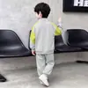 Conjunto Deportivo de Primavera y Otoño para Niños, Elegante Conjunto de Dos Piezas para Niños Pequeños, Ropa Casual Infantil, Estilo de Moda