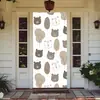 Suministro Exclusivo Transfronterizo de Temu Amazon Shein de Funda Decorativa de Puerta de Habitación Elástica de una Pieza, Cubierta de Puerta con Temática de Animales Fácil de Instalar