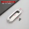 Manijas de Acero Inoxidable para Puertas de Gabinete, Tiradores Invisibles Ocultos Integrados para Cajones de Armario, Accesorios Redondos para Herrajes de Puertas Correderas