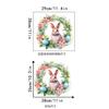Pegatinas Creativas de Conejo Gartain Pegatinas Decorativas Transfronterizas de Amazon para Baño, Inodoro, Cubierta de Inodoro, Superficie, Pegatinas de Pared
