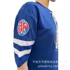 Camisetas de manga corta para hombre con cuello alto, 160g poliéster de secado rápido, tejido ojo de pájaro, estampado bronceado, costuras múltiples, fábrica de procesamiento de comercio exterior