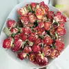 Decoración de Ramo de Rosas Secas Regalo para el Festival de Medio Otoño Materiales Florales para Exhibición en Puesto Flores Reales Secadas al Aire Pendientes Hechos a Mano DIY Flores de Resina
