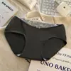 Bragas de Algodón Coloridas Encaje de Puro Deseo Empalmado para Mujer, Algodón Puro Entrepierna Extendida Sin Costuras de Cintura Media que Moldean la Cadera para Mujer