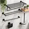 Estante de Almacenamiento para Baño de Acero Inoxidable Transfronterizo, Toallero, Barra para Toallas, Escobilla para Inodoro, Juego de Herrajes para Baño