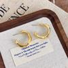 Pendientes de Aro Irregulares Geométricos Minimalistas Elegantes y Sofisticados para Mujer Ccb Oro Aro Versátil