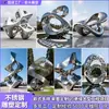 Escultura de Forma Irregular de Acero Inoxidable Personalización Hito de la Ciudad Plaza del Parque Patio Paisajismo Adorno de Pie Instalación Artística