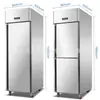 Congelador de bandejas para pasteles comercial, congelador de acero inoxidable, congelador de bandejas para hornear, congelador vertical de bandejas para hornear de cocina, venta directa del fabricante