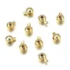 Relleno de Oro de 14K Color Duradero Olla a Presión Posicionadores de Cuentas Pulsera Collar Hecho a Mano DIY Broche de Posicionamiento de Acabado Broche al por Mayor