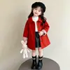 Trench Coat Feminino Primavera e Outono 2026 Nova Moda Estiloso Casaco para Bebê Menina Infantil Outono Coreano Desenho Animado Top