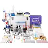 Juego Completo de Caja de Experimentos de Química, Juego de Equipo Experimental, Instrumento de Enseñanza, Reactivo, Condensador, Aparato de Destilación para Escuela Secundaria y Preparatoria