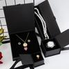Caja de Regalo Spot con Lazo para Joyería Aretes Pulsera Collar Anillo Caja con LOGO