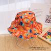 Sombrero de pescador para niños de primavera y otoño, sombrero de cubo de dibujos animados para niños y niñas, sombrero de sol para bebé, sombrero de sol para viajes de verano, sombrero de ala grande