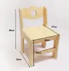 Mesa de Juego para Bebés Mesa y Silla de Estudio para Niños Guardería Set N5 Madera Maciza Jardín de Infancia Mesa Cuadrada Pequeña Escritorio y Silla de Escritura W18