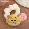 Lindo Lazo para el Cabello de Muñeca de Mascota para Niñas, Cuerda para el Cabello de Dibujos Animados Dulce, Accesorio para el Cabello de Cola de Caballo de Invierno, Adorno de Peluche para Peinados de Moño