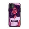 Adecuado para Iphone15Pro Carcasa de Teléfono Móvil para Chicas Melanin Poppin Transfronteriza Carcasa para Chica Negra