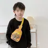 Bolsa de Peito Infantil Estilo Novo 2026, Porta-Moedas de Desenho Animado Estiloso para Meninos, Bolsa Transversal Casual da Moda, Bolsa Pequena para Exterior