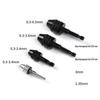0.3-6.5mm quick-change haste hexagonal de três mandíbulas auto-centrada furadeira mandril 3.6 molde elétrico