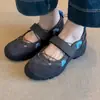 Velcro Solado Grosso Aumento de Altura Retrô Sapatos de Treino Alemães Femininos 2026 Novo Verão Versátil Nicho Respirável Esportivos Casuais