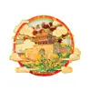 Imanes de refrigerador de Guiyang, recuerdos turísticos, monumentos de la ciudad, productos metálicos culturales y creativos, regalos de tendencia nacional, imanes de refrigerador