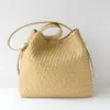 Bolso Cubo de Alta Gama Tejido a Mano, Bolso de Hombro para Viajes Diarios de Gran Capacidad, Bolso Cruzado Casual para Madres