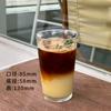 Criativo roll-up de alto valor copo de bebida fria copo de café vidro transparente suco doméstico copo de bebida copo bebendo atacado
