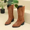 Botas Cómodas para Mujer Transfronterizas Europeas y Americanas Estilo Nuevo Estilo Europeo y Americano Talla Grande Unitalla Moda Otoño 2026 Al por Mayor Talla Grande