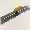 Espátula de Acero Azul para Pintura de Pisos, Alisado, Yesería y Aplicación de Masilla, Paleta de Acero Azul con Mango de Madera, Espátula sin Clavos, Raspador de Pared