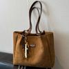Bolsa Tote Grande de Estilo Coreano para Mujer Nueva Estampado de Leopardo Popular Bolso de Hombro Moda Retro Bolso de Axila para Viajes Transfronterizo