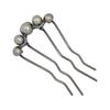 Pérola em forma de U Hairpin Sense Gun Black Comb Hair Pin Antigo Novo Chinês Hairpin Plate Hairpin Artefato Headwear