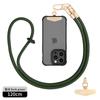 Cordão para Celular Transversal Pendurado no Pescoço 8mm Trançado Sling Corda Curta de Pulso Capa de Celular Atacado Corrente de Cordão Fábrica