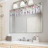 Decoraciones Colgantes Románticas de Lavanda para Amazon Transfronterizo Pegatinas Electrostáticas para Ventanas de Dormitorio sin Pegamento Directo de Fábrica