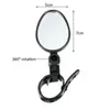 Espejo Retrovisor Universal para Manillar de Bicicleta 360 Grados Giratorio Gran Angular Convexo