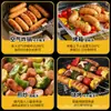 Salchicha Auténtica a la Parrilla de Piedra Volcánica, Hot Dog, Ingredientes para Freidora de Aire, Salchicha de Carne, Jamón, Comida Rápida, Venta al por Mayor Comercial