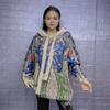Suéter con Capucha de Terciopelo Mama Mink Otoño e Invierno talla extra Mediano Suéter para Mujer Holgado Estampado de Mariposa Top Básico Moderno